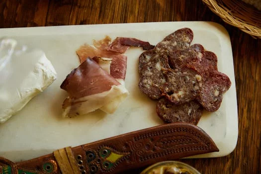 antipasto platter cured meats olives cheese